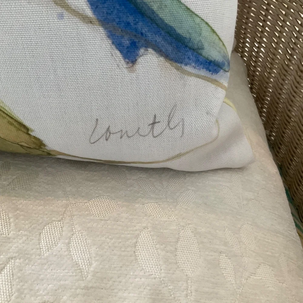 “Bird in a Tree” By Artist Lanie Loreth 15” x 15” Throw Pillow